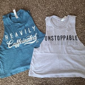 LFT muscle crop tanks Small